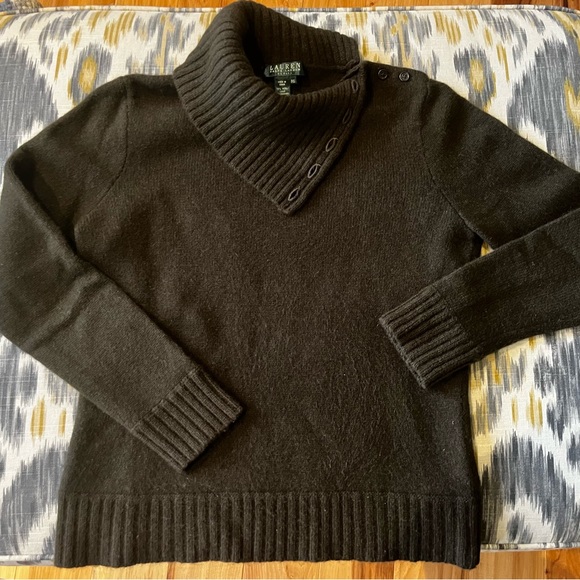 NWOT LAUREN by Ralph Lauren Wool and Cashmere Sweater * Size  SP - Picture 2 of 2